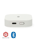 Nedis WIFIZBT10WT Brána SmartLife| Bluetooth® / Zigbee 3.0 | 50 Zařízení | Napájení z USB | Android™ / IOS | Bílá