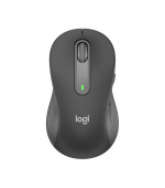Logitech M650L/Kancelářská/Laserová/Pro leváky/Bezdrátová USB + Bluetooth/Šedá