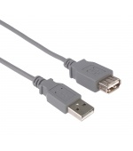 PremiumCord USB 2.0 kabel prodlužovací, A-A, 1m