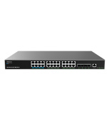 Grandstream GWN7813P Layer 3 Managed Network PoE Switch, 24 portů / 4 SFP+, VLAN, DHCP, Stacking