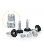 Sada nivelačních nožiček pro stoj.rack, nastavitelné