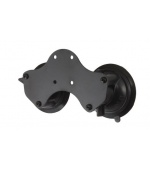 RAM Mounts úchyt se dvěma přísavkami na sklo o průměru 84 mm, AMPS vzor děr, RAM-B-189BU