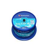 VERBATIM CD-R AZO 700MB, 52x, spindle 50 ks
