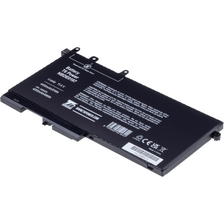 Baterie T6 Power pro Dell Latitude 5280, 5290, 5480, 5490, 5580, 5590, 4450mAh, 51Wh, 3cell, Li-pol