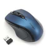 Kensington Pro Fit/Ergonomická/Optická/Pro praváky/1 600 DPI/Bezdrátová USB/Černá-modrá