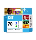 HP no 70 modrá a zelená tisková hlava, C9408A