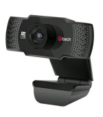 C-TECH webkamera CAM-11FHD, 1080P, mikrofon, černá