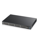 Zyxel XGS2210-52, 52-port Managed Layer2+ Gigabit Ethernet switch, 48x Gigabit metal + 4x 10GbE SFP+ ports, L2 multicast