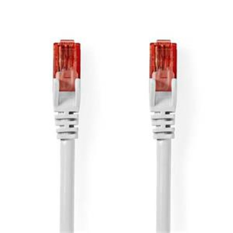 Nedis CCGL85200WT100 - Síťový Kabel Cat 6 U/UTP | RJ45 Zástrčka – RJ45 Zástrčka | 10 m | Bílá