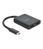 Delock USB Type-C™ Splitter (DP Alt Mód) na 2 x DisplayPort MST / VXP