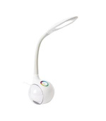 PLATINET DESK LAMP 7W + NIGHT LIGHT WHITE
