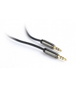 CABLEXPERT přípojný jack 3,5mm M/M,pozla., 1,8m