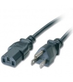 PremiumCord Kabel síťový k počítači 2m s USA zástrčkou
