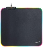 Genius GX GAMING GX-Pad 260S RGB Podložka pod myš, herní, 260×240×3mm, RGB podsvícení, USB, černá