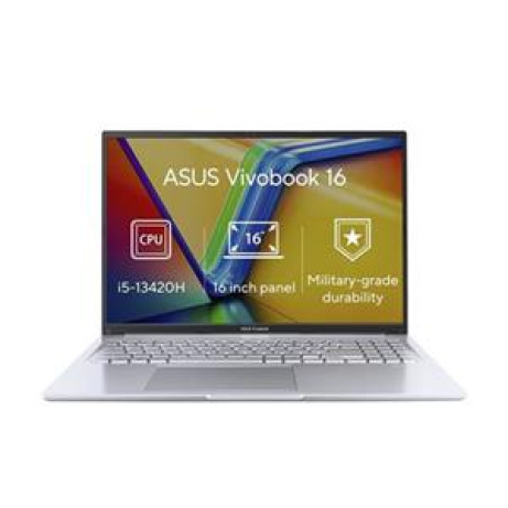 ASUS Vivobook 16 - i5-13420H/16GB/512GB SSD/16"/WUXGA/IPS/2y PUR/Win 11 Home/stříbrná