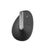 Logitech MX Vertical/Vertikální/Optická/Pro praváky/4 000 DPI/USB+BT/Grafitová