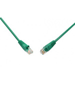 SOLARIX patch kabel CAT5E UTP PVC 3m zelený snag-proof
