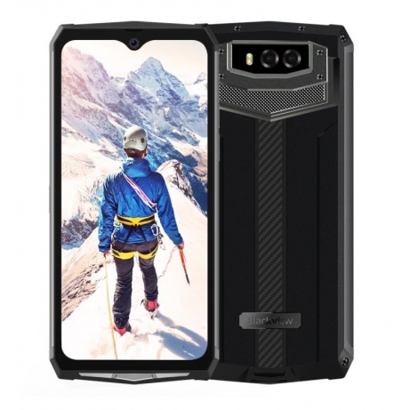 iGET Blackview GBV9100 Black odolný telefon, 6,3" FHD+, 4GB+64GB, DualSIM 4G, MIL-STD-810G, NFC