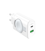 Síťová nabíječka FIXED Power Socket, 33W, bílá