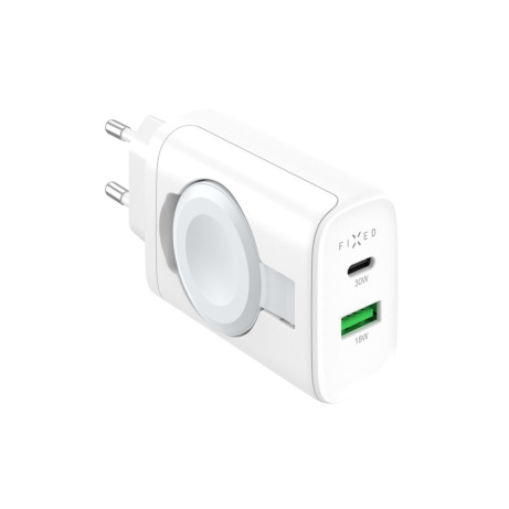 Síťová nabíječka FIXED Power Socket, 33W, bílá