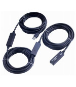 PremiumCord USB 3.0 repeater a prodlužovací kabel A/M-A/F 20m