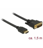 Delock Kabel HDMI na DVI 24+1 obousměrný 3 m