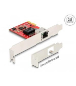 Delock PCI Express x1 Karte zu 1 x RJ45 2,5 Gigabit LAN i225 NBASE-T - Low Profile
