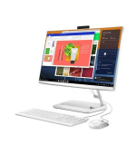 Lenovo IdeaCentre AIO 3 24ALC6   Ryzen 5 7430U/16GB/SSD 1TB/23,8"/FHD/IPS/250nitů/90W/WIN11 Home/bílá