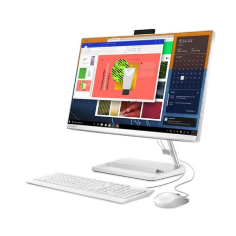 Lenovo IdeaCentre AIO 3 24ALC6   Ryzen 5 7430U/16GB/SSD 1TB/23,8"/FHD/IPS/250nitů/90W/WIN11 Home/bílá