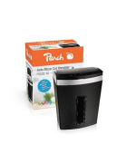 PEACH skartovač Auto Micro Cut PS600-10, 10 min. non-stop skartace, P-5, 20 l