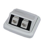 OPTIX UTP dvojzásuvka ABB TANGO 2xRJ45 cat.5e