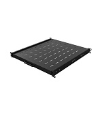 LANBERG POSUVNÁ POLICE PRO 19" RACKOVÉ SKŘÍNĚ 500MM ČERNÁ (1U/445X500MM, NOSNOST DO 35KG, 4-P