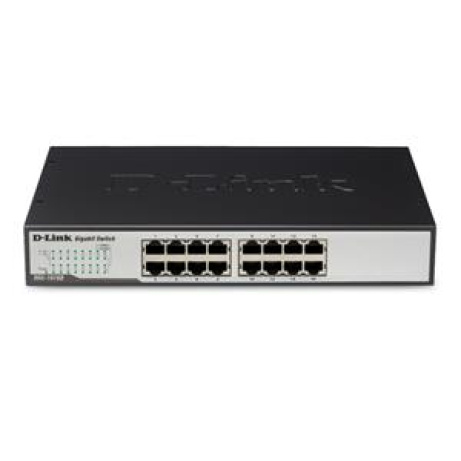 D-Link DGS-1016D/E 16-Port 10/100/1000Mbps Copper Gigabit Ether. Switch