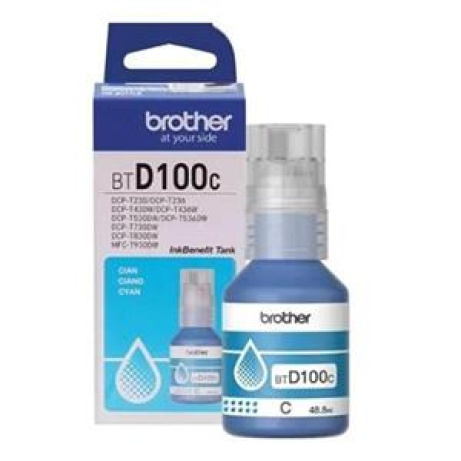 Brother BT-D100C (inkoust cyan, 5 000 str.)