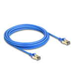 Delock Síťový kabel RJ45, Cat.8.1, F/FTP, tenký, 5 m, modrý