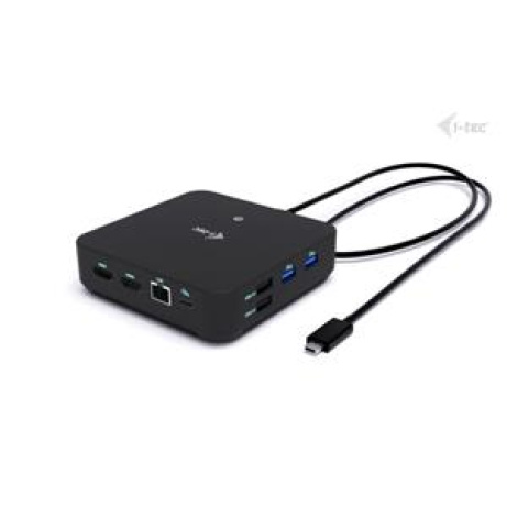 i-tec USB-C DP Dual HDMI Docking Station, Power Delivery 100W