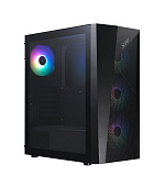 Adata XPG Lander 500/Midi Tower/Transpar./Černá