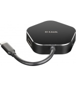 D-Link 4-in-1 USB-C Hub with HDMI and Power Delivery