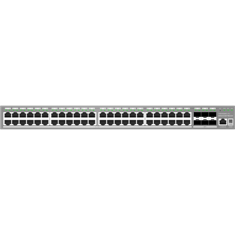 Grandstream GWN7806PL Pro Layer 2++ Managed switch, 48x 1Gb RJ45, PoE, 6x SFP+, stacking