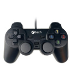 C-TECH Gamepad Callon pro PC/PS3, 2x analog, X-input, vibrační, 1,8m kabel, USB