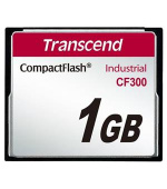 Transcend 1GB INDUSTRIAL CF300 CF CARD, high speed 300X paměťová karta (SLC)