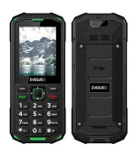 EVOLVEO StrongPhone X5, vodotěsný odolný Dual SIM telefon, černo-zelená
