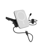 Epico Qi2 Mag+ ultra tenká autonabíječka - bílá