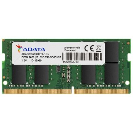 Adata/SO-DIMM DDR4/8GB/2666MHz/CL19/1x8GB