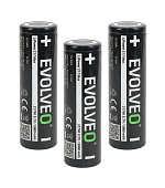 EVOLVEO LiPower 217 Max 5000 – Li-ion baterie 21700 (3.7 V / 5000 mAh) 3 ks