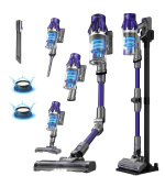 TESLA PureStar E50 PowerDock - flexibilní bezdrátový tyčový vysavač 2v1