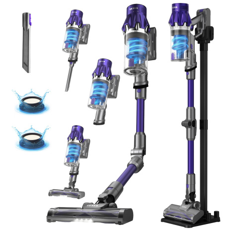 TESLA PureStar E50 PowerDock - flexibilní bezdrátový tyčový vysavač 2v1