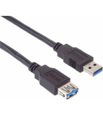 PremiumCord Prodlužovací kabel USB 3.0 Super-speed 5Gbps A-A, MF, 9pin, 3m
