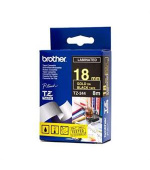 Brother - TZe-344, černá / zlatá (18mm, lamin.)