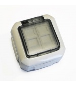 ABB Datová zásuvka OUTDOOR IP54 UTP CAT5E 2xRJ45